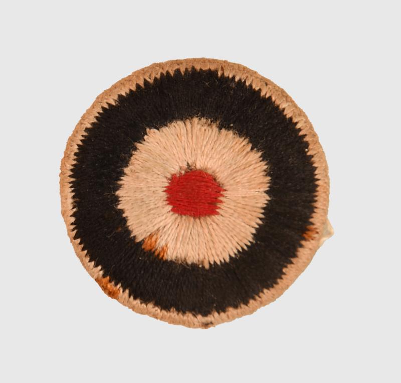 GERMAN WWII LUFTWAFFE TROPICAL OVERSEAS CAP ROUNDEL.