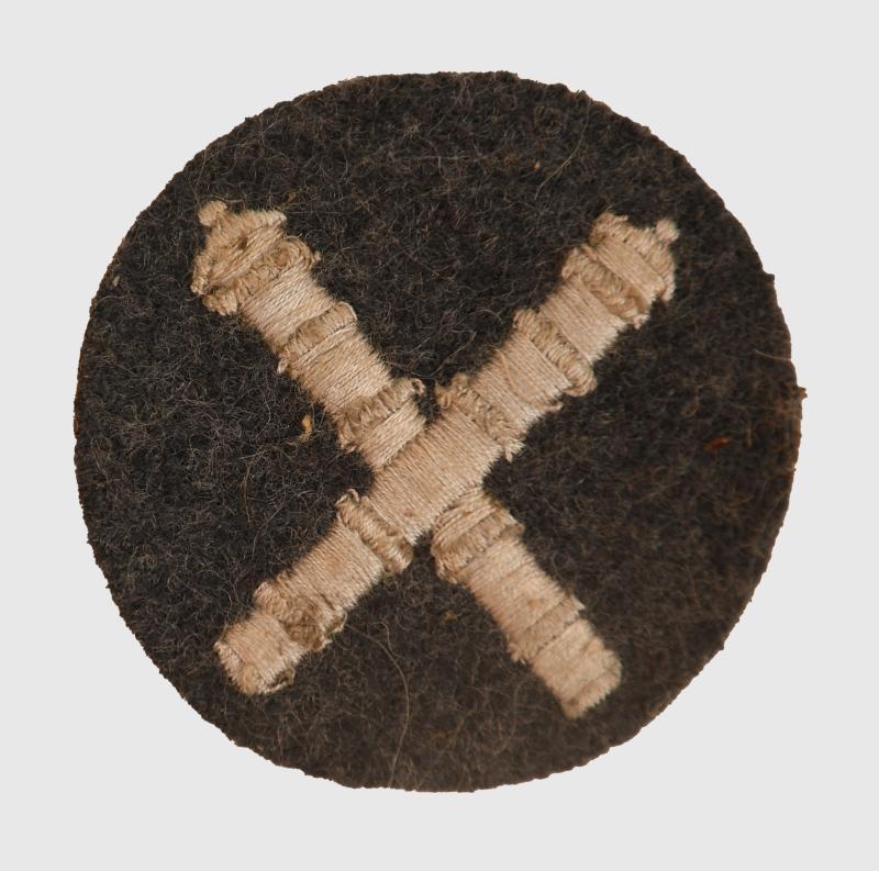 GERMAN WWII FLAK ARTILLERY ARMOURER TRADE PATCH.