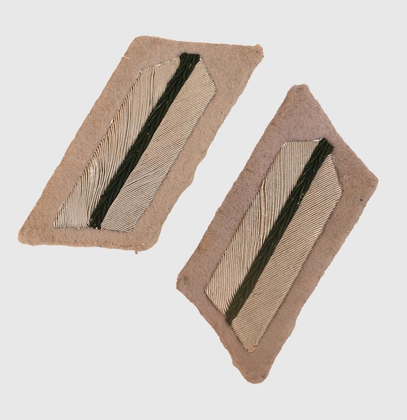 GERMAN WWII RAD LEGAL BRANCH OFFICIALS COLLAR PATCHES.