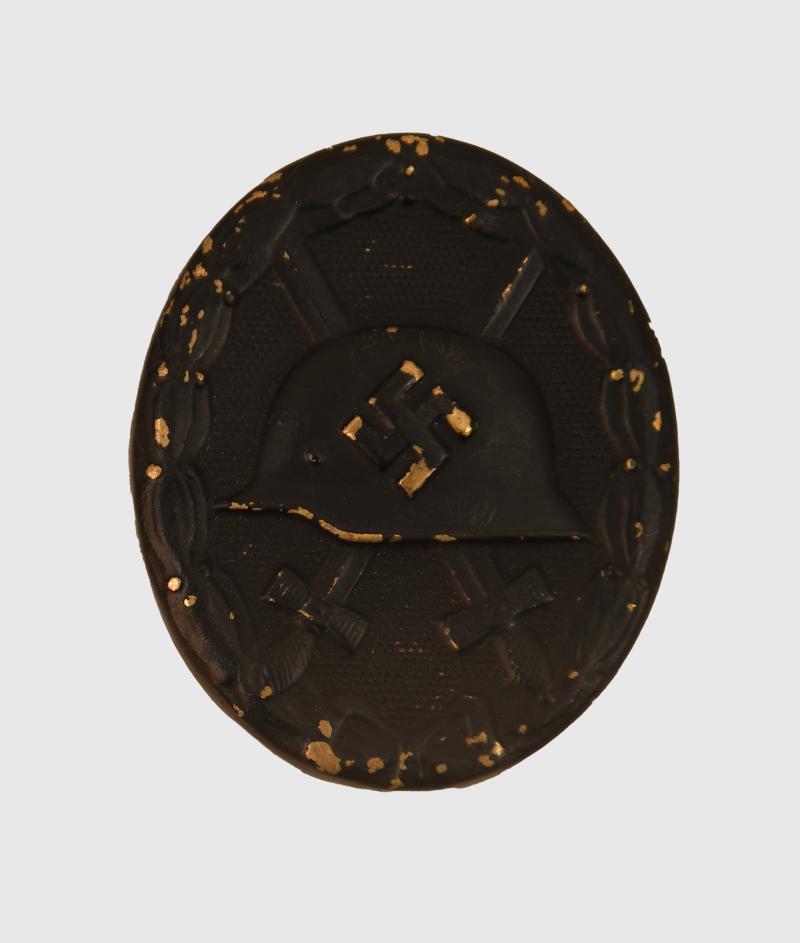GERMAN WWII WOUND BADGE IN BLACK.