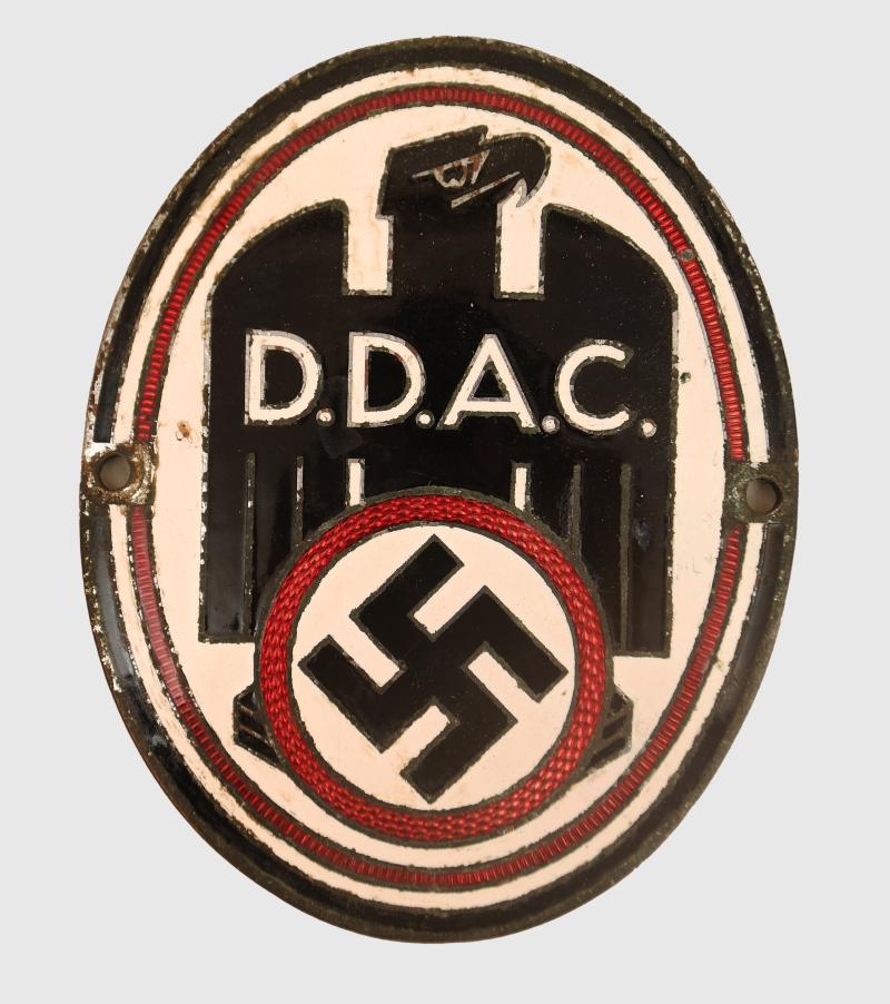 GERMAN WWII DDAC MOTOR CLUB BADGE.