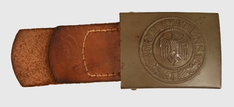 GERMAN WWII ARMY ENLISTED MAN’S BUCKLE.
