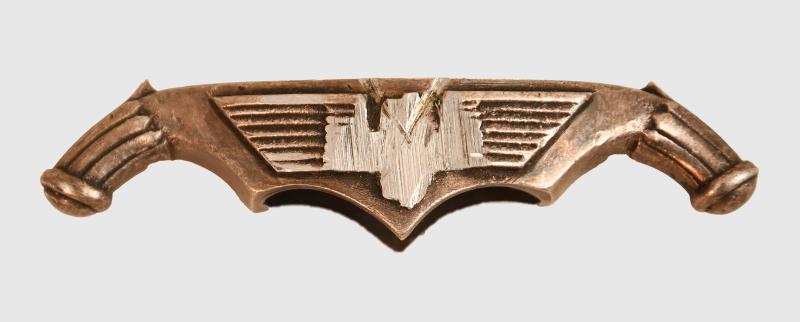 GERMAN WWII FIRST MODEL RAILWAY OFFICERS CROSS GUARD NAZIFIED.