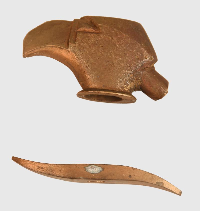 SLOVAKIAN WWII HINKLA GUARD POMMEL AND CROSS GUARD.