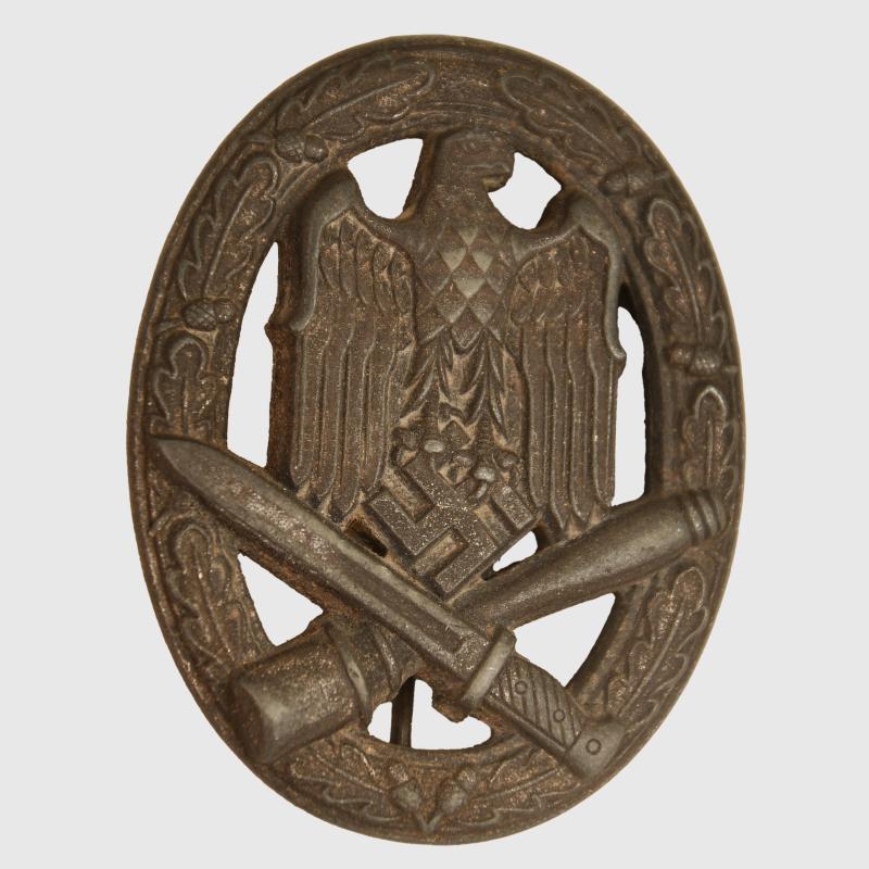 GERMAN WWII ARMED FORCES GENERAL ASSAULT BADGE.