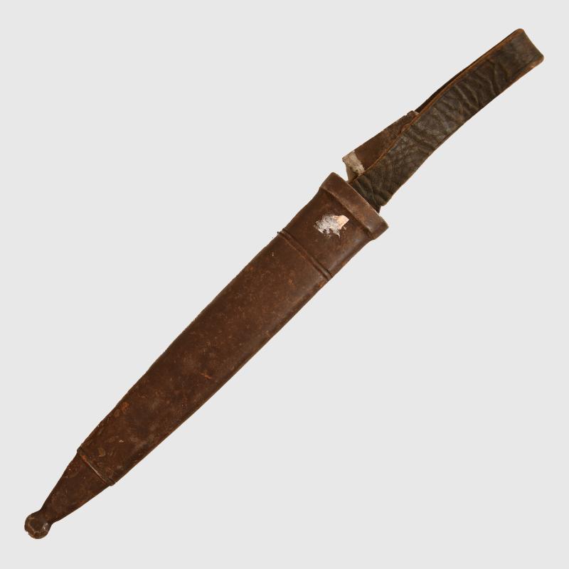 ITALIAN WWII MVSN SHORT MODEL DAGGER SCABBARD.