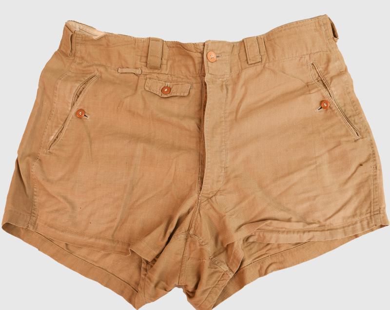 GERMAN WWII SS TROPICAL SHORTS.
