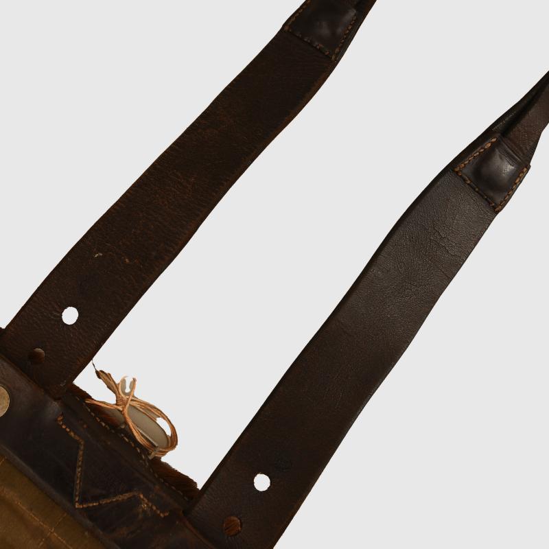 GERMAN WWII FUR BACK PACK, 39 DATED.