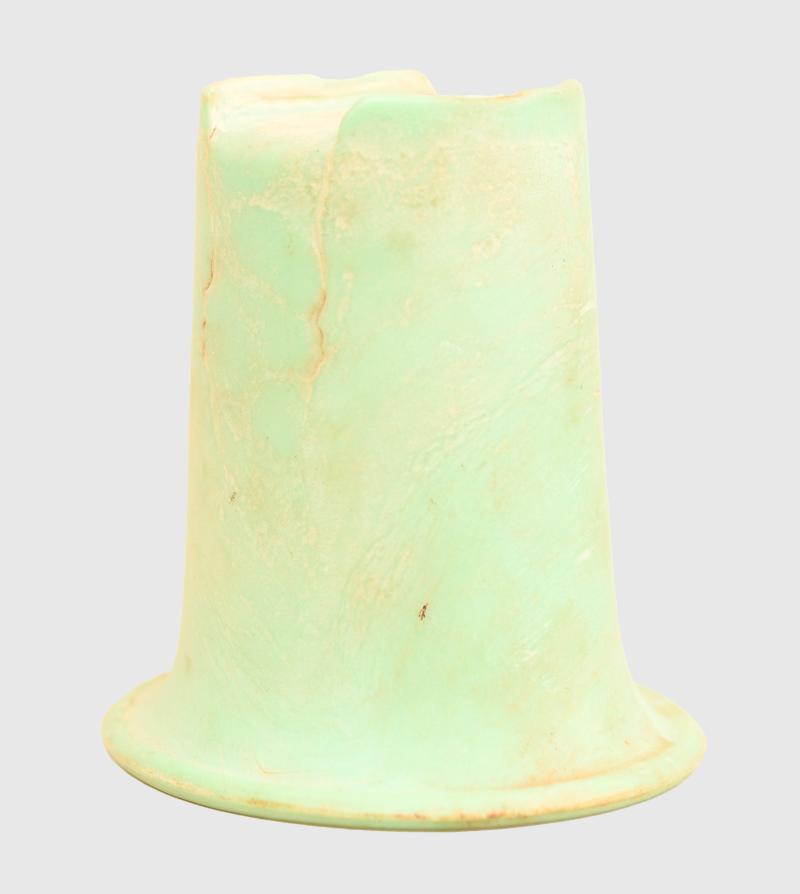 GERMAN WWII GREEN WATER BOTTLE CUP.