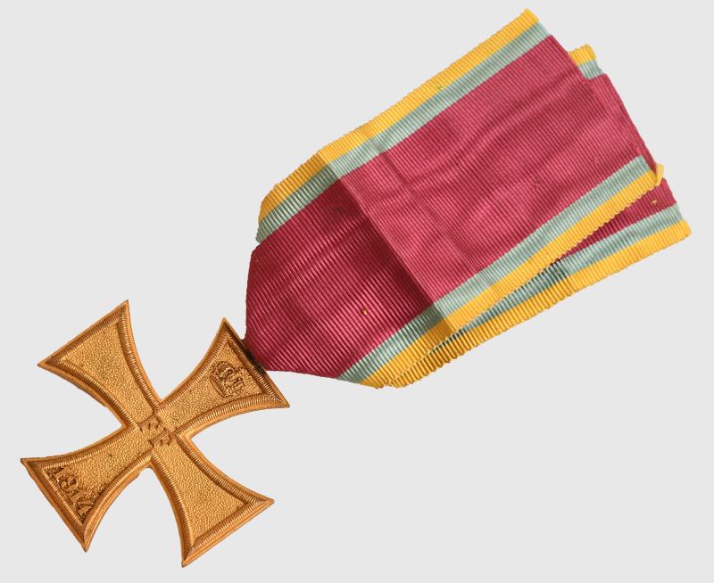 GERMAN WWI MECKLENBURG SCHWERIN MILITARY SERVICE CROSS 2ND CLASS.