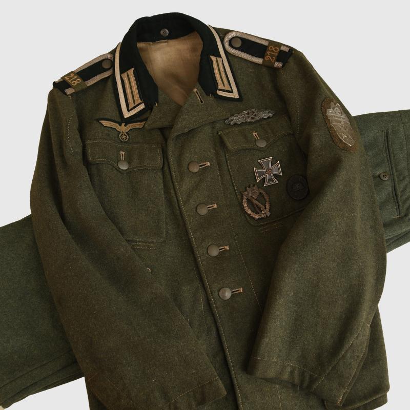 GERMAN WWII ARMY M.40 OR M.42 COMBAT SERVICE UNIFORM.