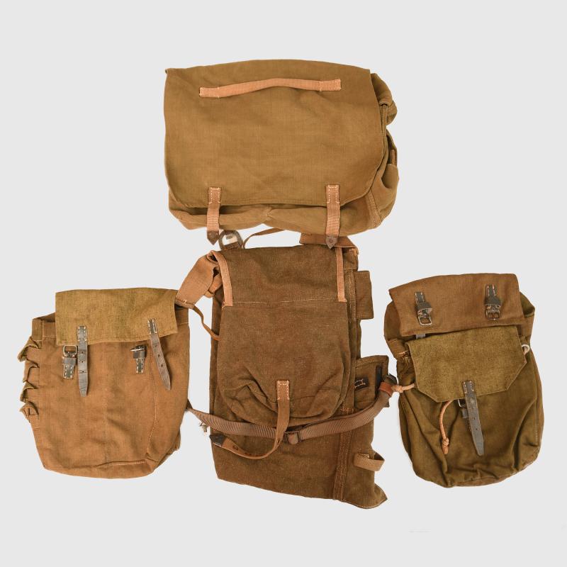 GERMAN WWII ARMY PIONEER/ENGINEER COMPLETE POUCH SET.