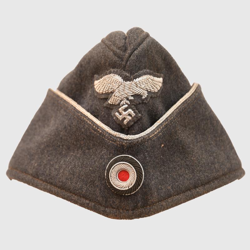 GERMAN WWII LUFTWAFFE OFFICERS OVERSEAS CAP.
