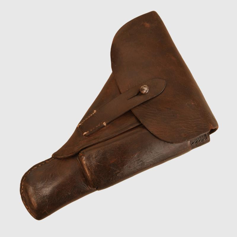 GERMAN WWII BROWNING HIGH POWER LEATHER HOLSTER.