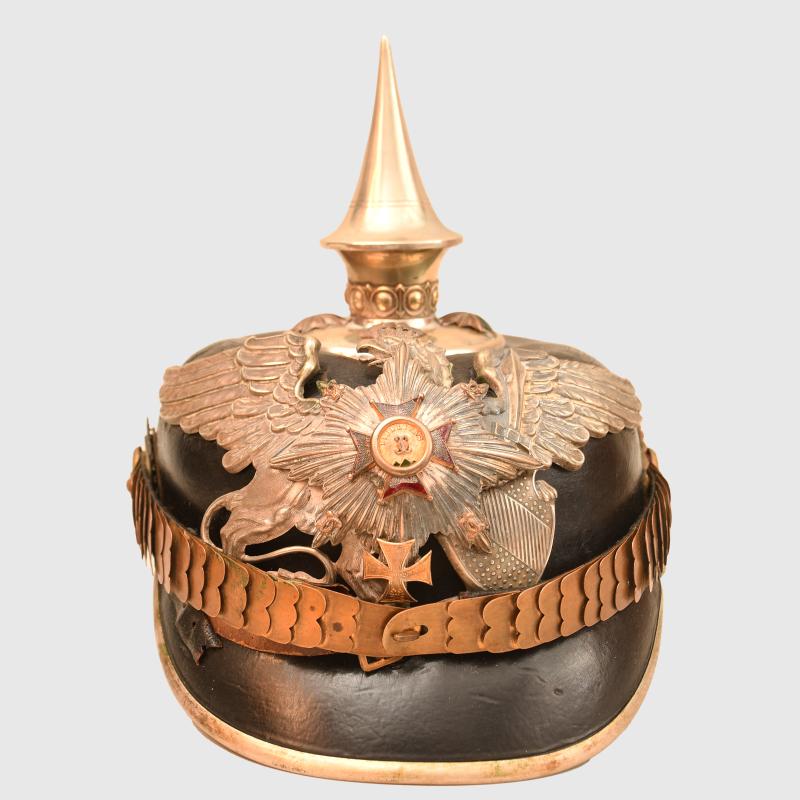 GERMAN WWI BADEN REGIMENT 109 RESERVE OFFICERS PICKELHAUBE.