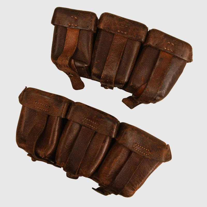 GERMAN WWI GEW98 POUCHES.