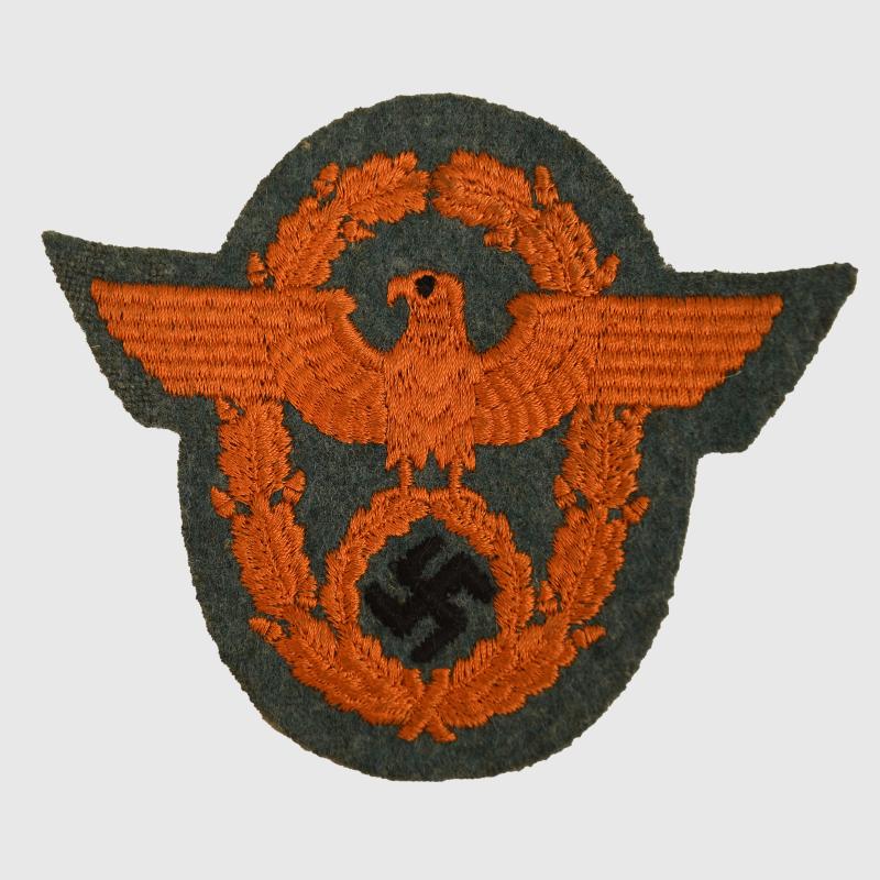GERMAN WWII  ARMY FIELD POLICE AND LOCAL POLICE ARM EAGLE.