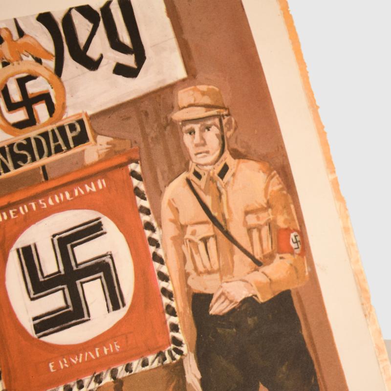 GERMAN WWII THIRD REICH INSTRUCTIONAL POSTERS.