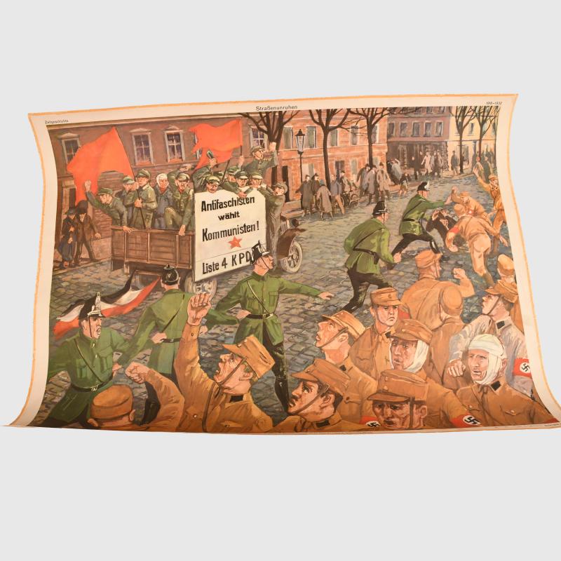 GERMAN WWII THIRD REICH INSTRUCTIONAL POSTERS.