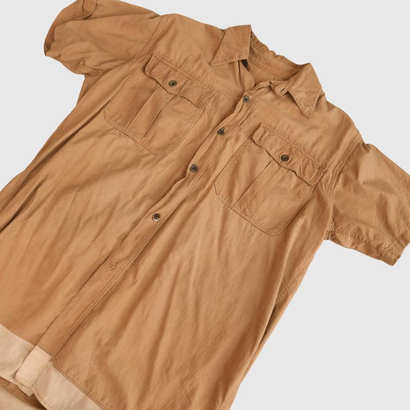 GERMAN WWII LUFTWAFFE TROPICAL SHORT SLEEVE SHIRT.