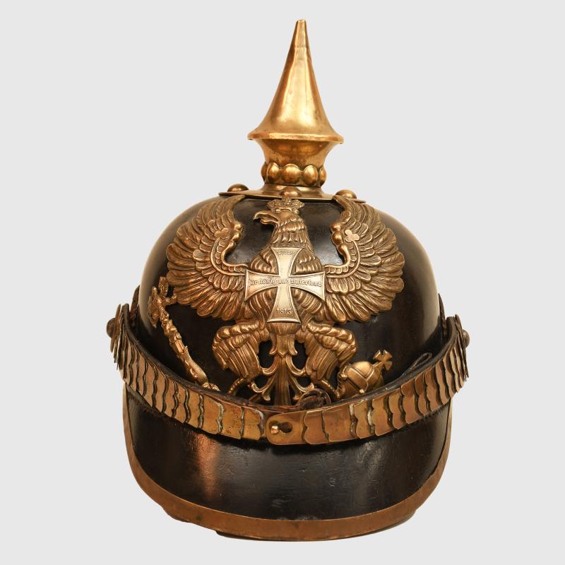 GERMAN 1870 FRANCO PRUSSIAN WAR PICKLEHAUBE.