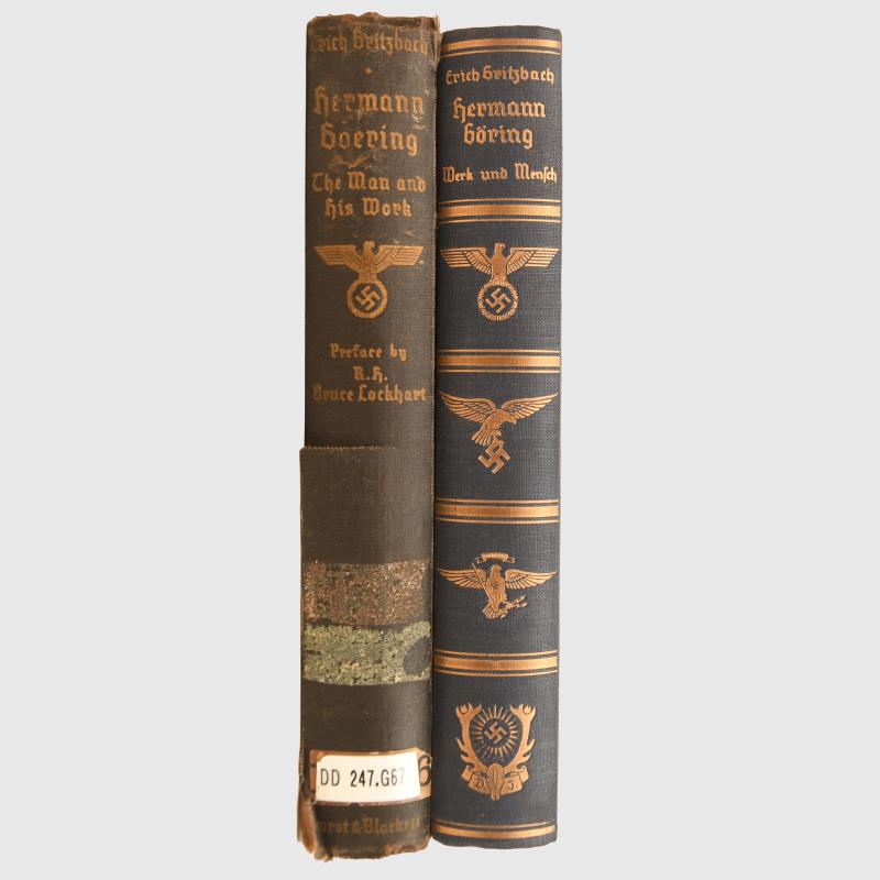 GERMAN WWII HERMANN GORING BIOGRAPHY IN BOTH GERMAN AND ENGLISH.