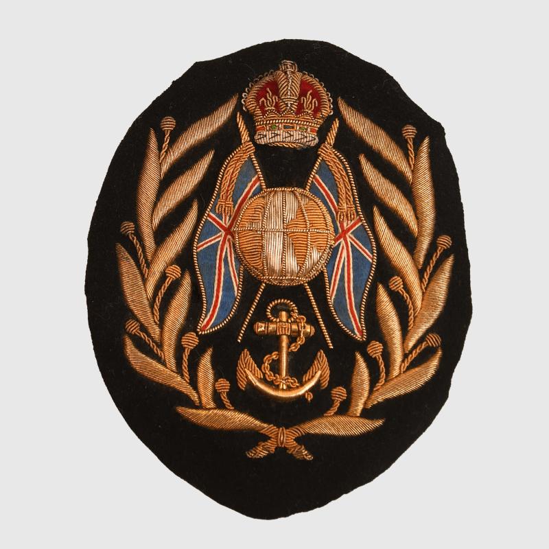 BRITISH ROYAL MARINES ARM BADGE.
