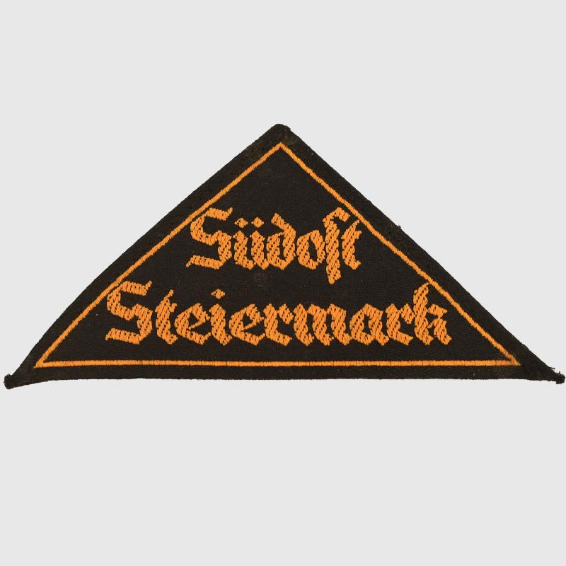 GERMAN WWII HITLER YOUTH DISTRICT TRIANGLE, SUDOST STIERMARK.