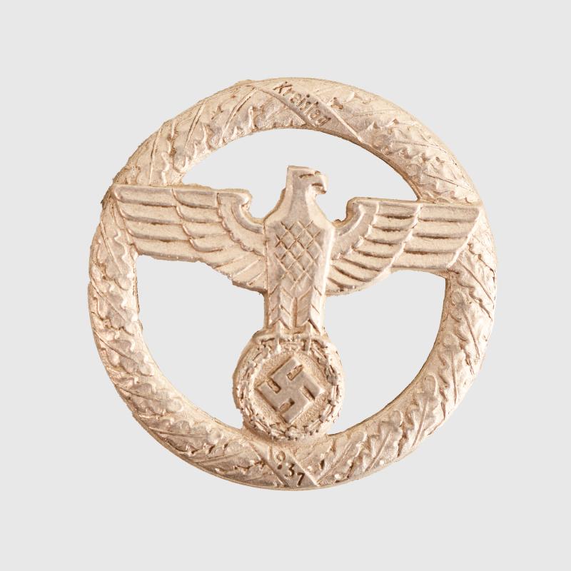 GERMAN WWII ALUMINIUM EAGLE TINNY.