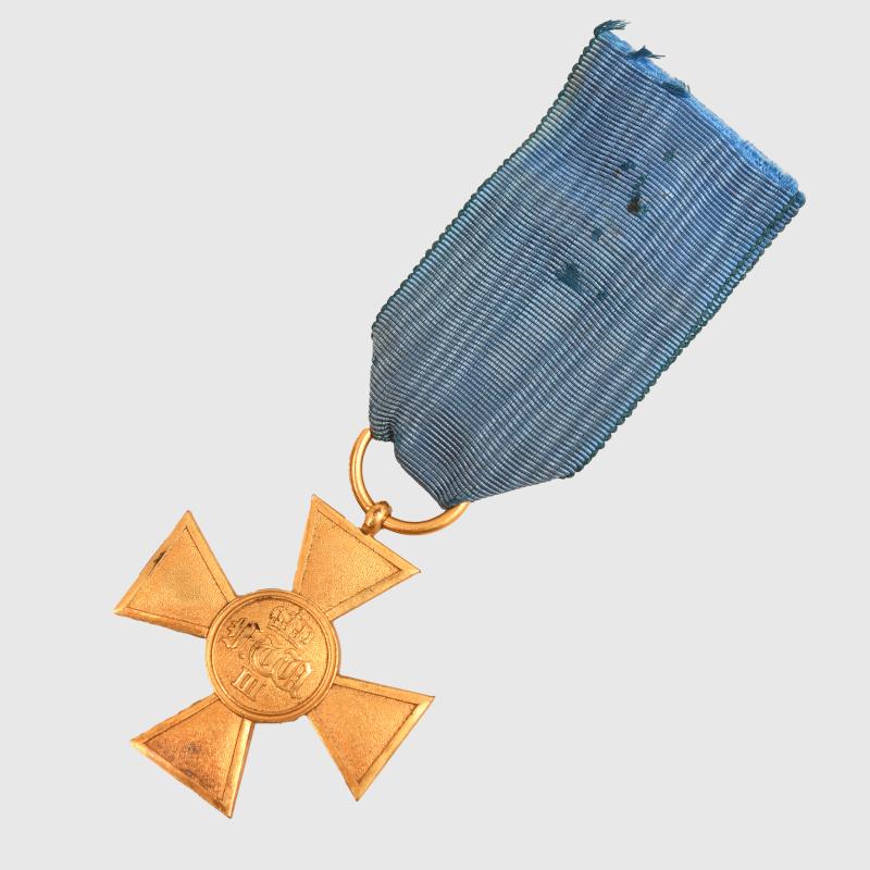GERMAN WWI PRUSSIAN 25 YEAR LONG SERVICE CROSS.