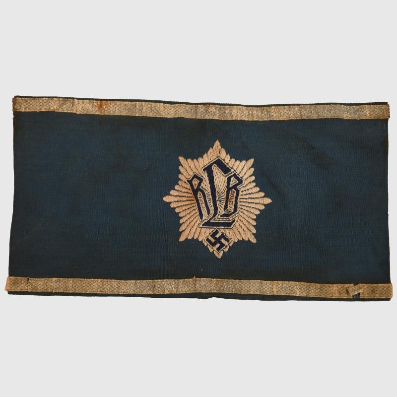 GERMAN WWII RLB 1ST PATTERN ARMBAND.