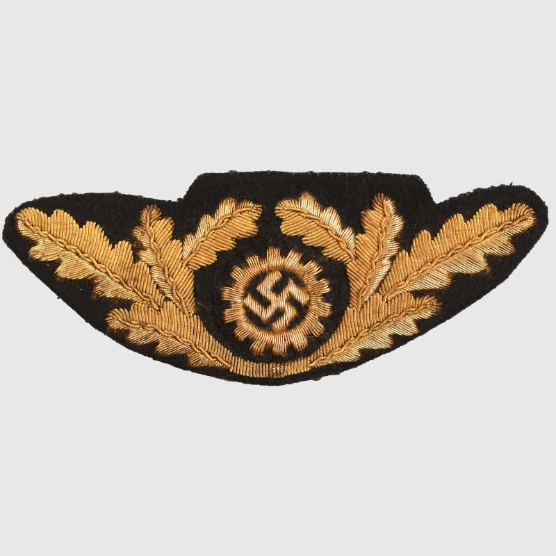 GERMAN WWII DAF HIGH RANKING OFFICIALS EAGLE AND COCKADE SET.