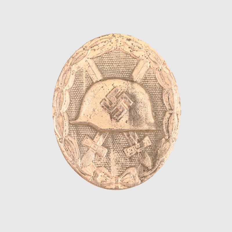 GERMAN WWII ARMED FORCES WOUND BADGE IN SILVER.