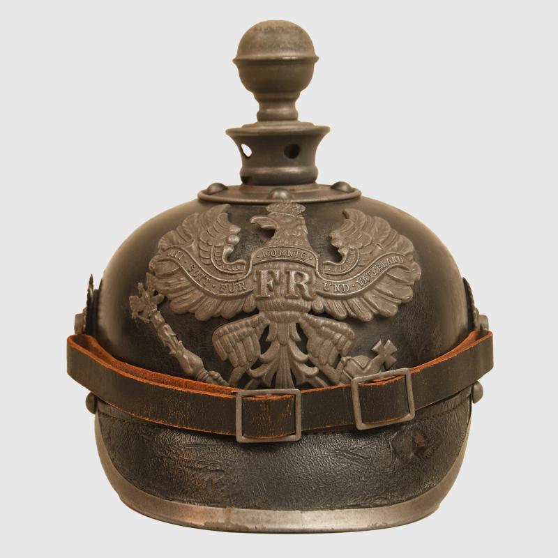GERMAN WWI PRUSSIAN ARTILLERY ENLISTED MAN’S PICKLEHAUBE.