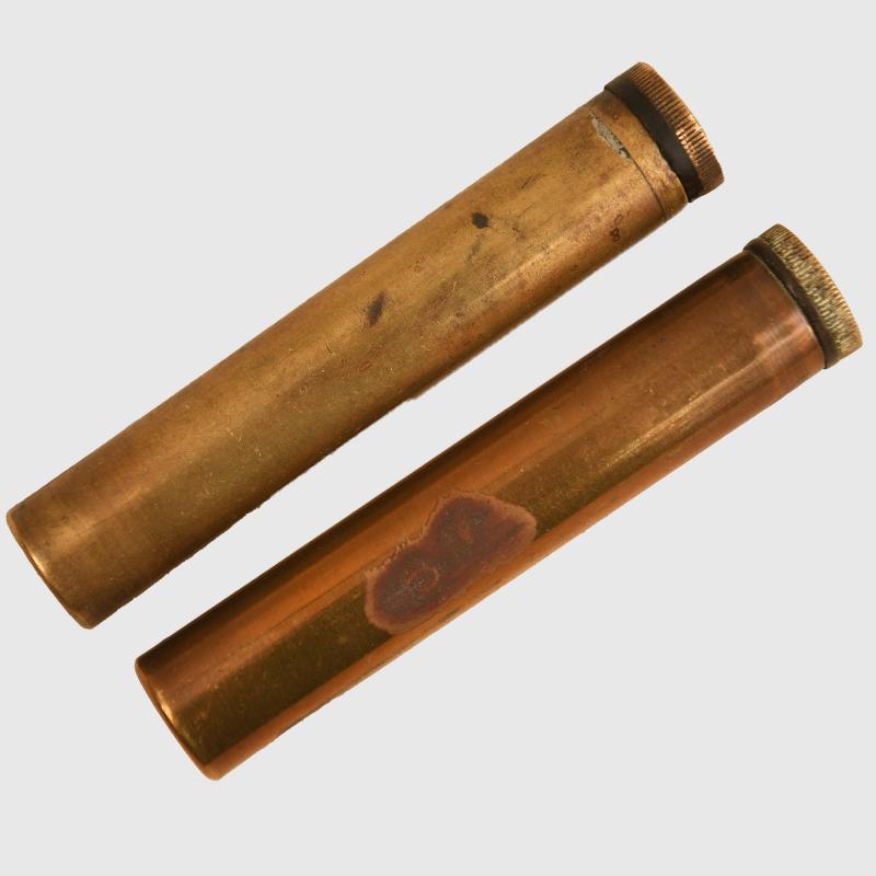 BRITISH WWI LEE ENFIELD RIFLE OIL BOTTLES.