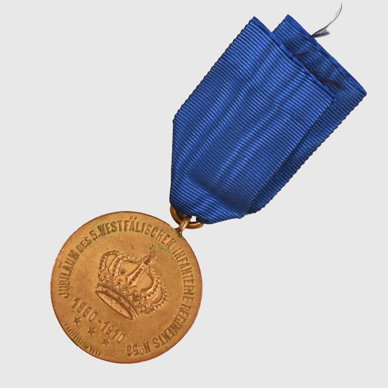 GERMAN WWI PRUSSIAN 53RD INFANTRY REGIMENT MEDAL