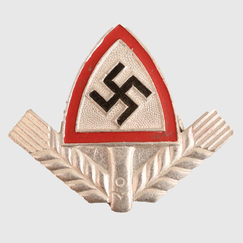 GERMAN WWII RAD ENLISTED RANKS CAP BADGE.