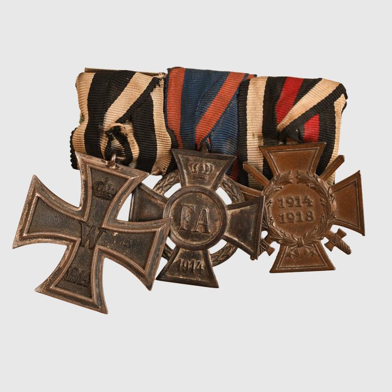 GERMAN WWI IRON CROSS TRIO.