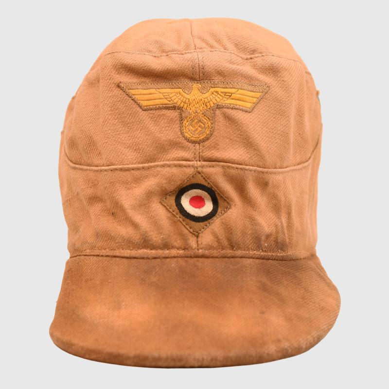 GERMAN WWII KRIEGSMARINE TROPICAL M.41 FIELD CAP.