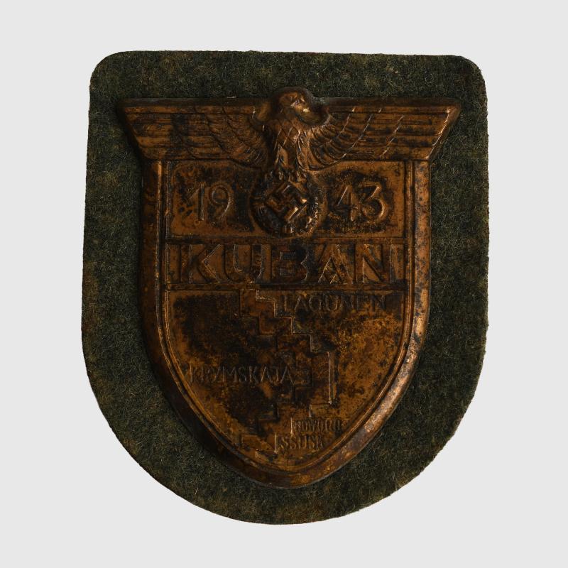 GERMAN WWII KUBAN SHIELD.