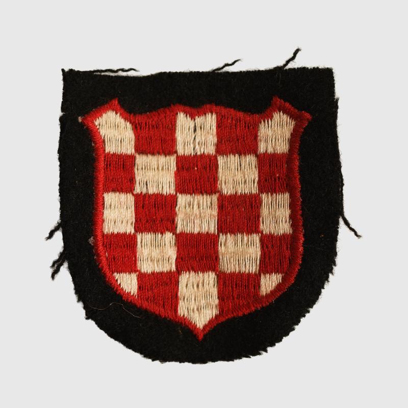 GERMAN WWII CROATIAN ARM SHIELD.
