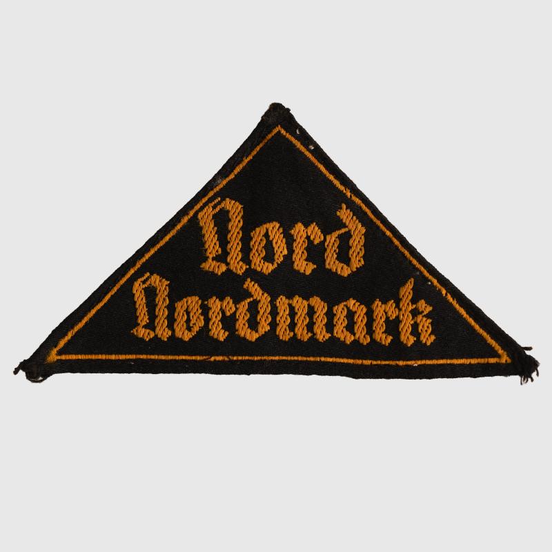 GERMAN WWII HITLER YOUTH DISTRICT TRIANGLE,  NORD NORDMARK.