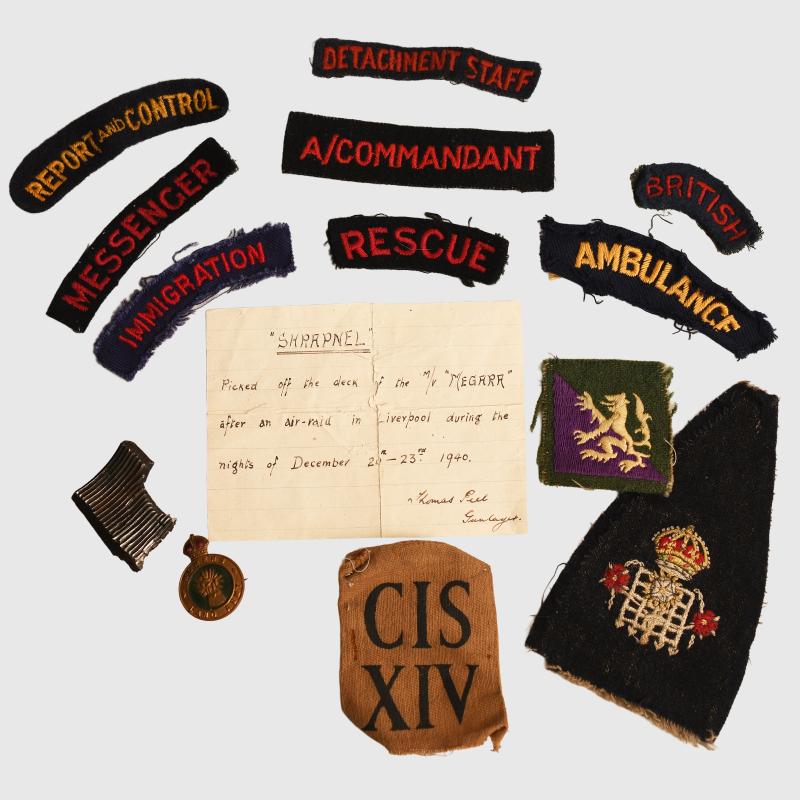 BRITISH WWII CIVIL DEFENCE GROUPING.