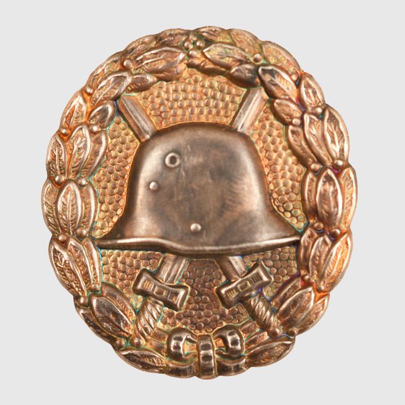 GERMAN WWI SILVER WOUND BADGE, SCREW BACK.