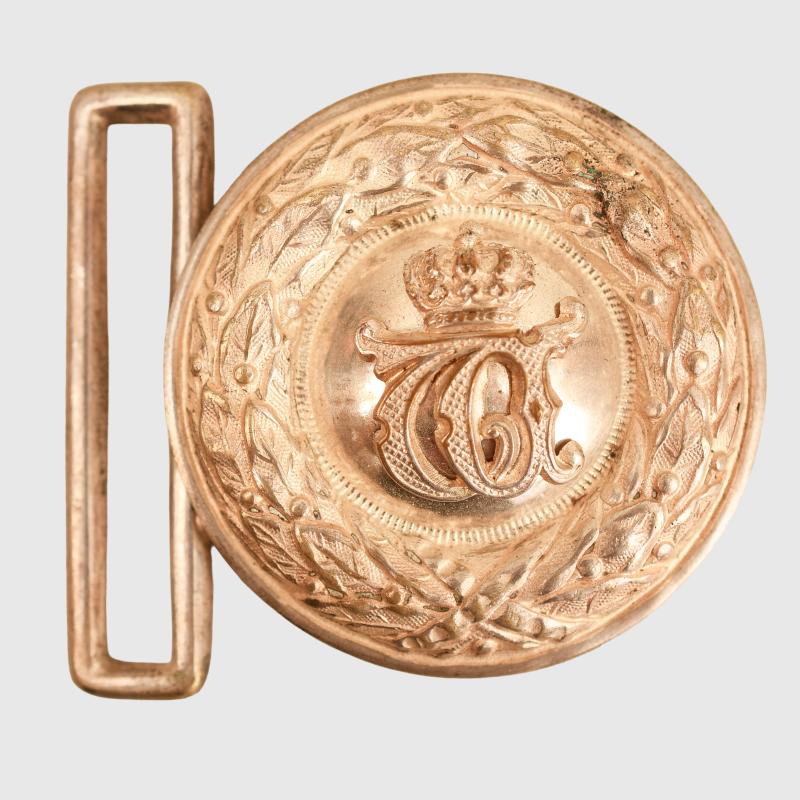 GERMAN WWI WURTTEMBERG UHLAN OFFICERS BUCKLE.