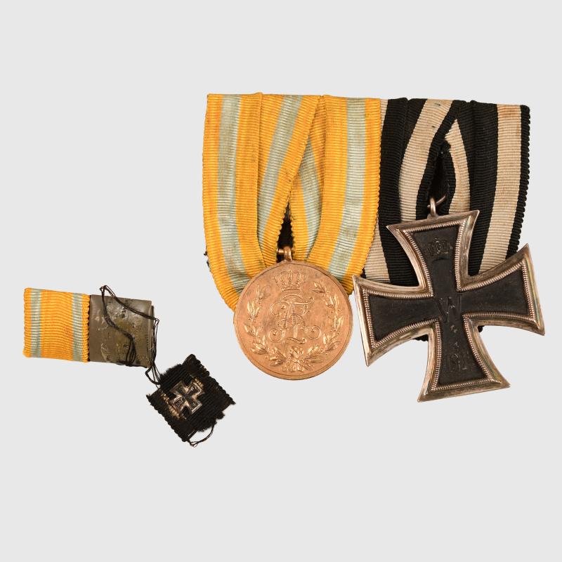 GERMAN WWI IMPERIAL MEDAL PAIR.