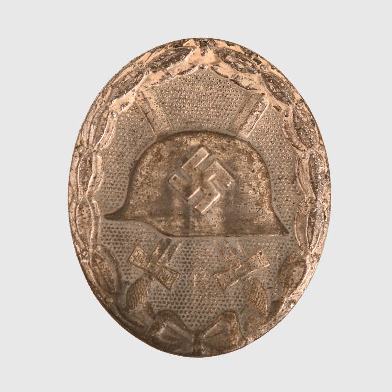 GERMAN WWII WOUND BADGE IN SILVER.