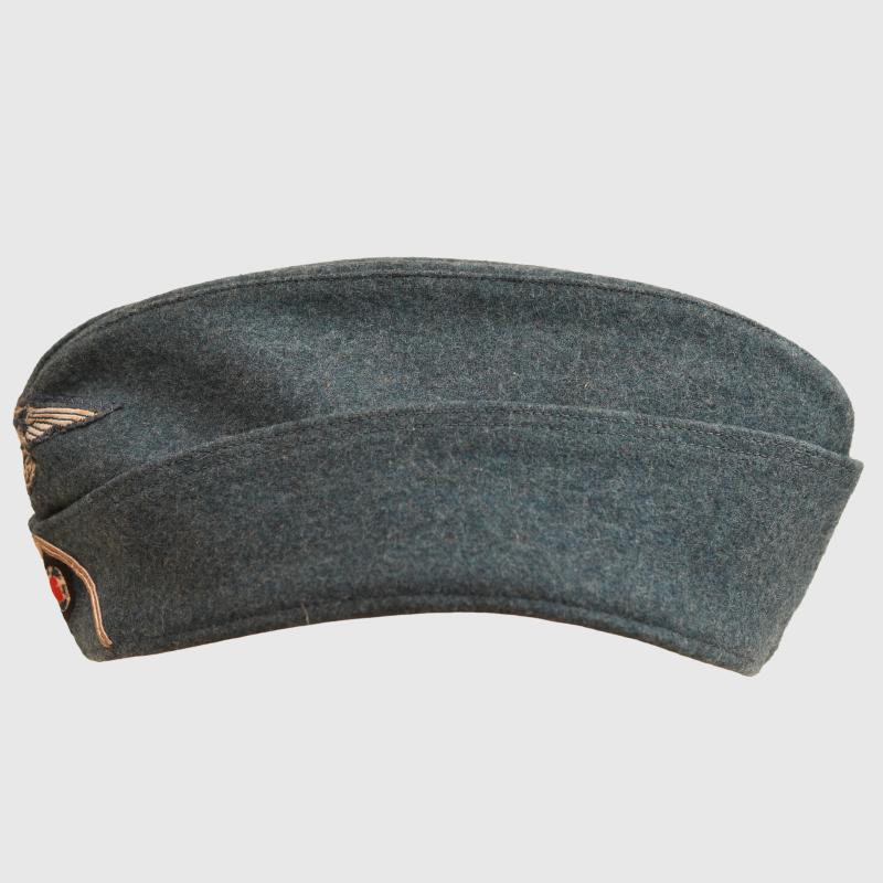 GERMAN WWII BAHNSCHUTZ OVERSEAS CAP.
