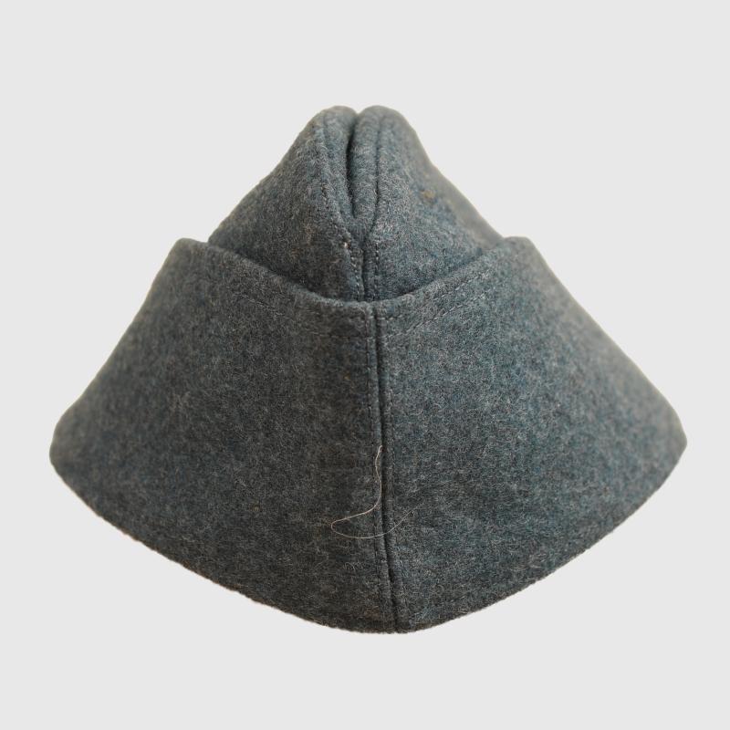 GERMAN WWII BAHNSCHUTZ OVERSEAS CAP.