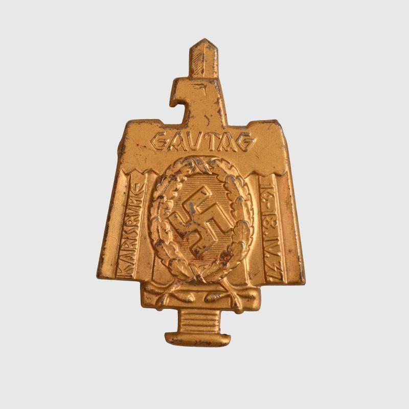 GERMAN WWII GAUTAG KARLSRUHE TINNY.